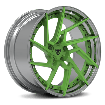 2 PIECE FORGED GREEN WHEEL SERIES: RV-DF041 - RVRN WHEELS